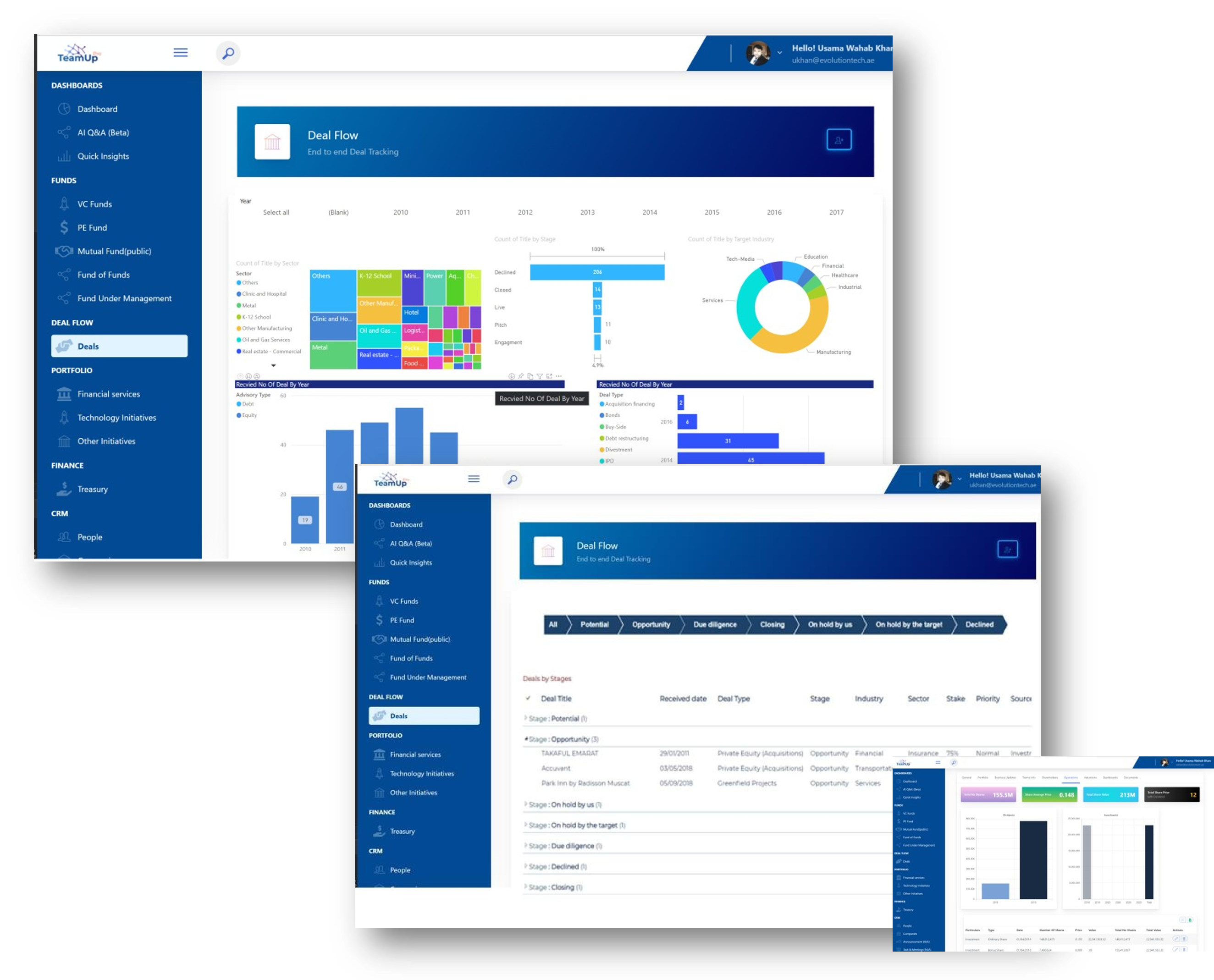Deal Flow & Portfolio Monitoring - TeamUp AI Platform | Evolution ...